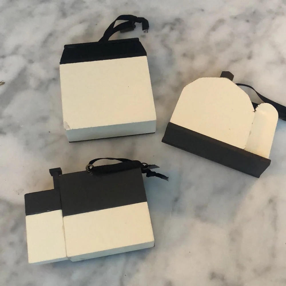 Hearth & Hand Magnolia l 3 House/Barn Ornaments 2018